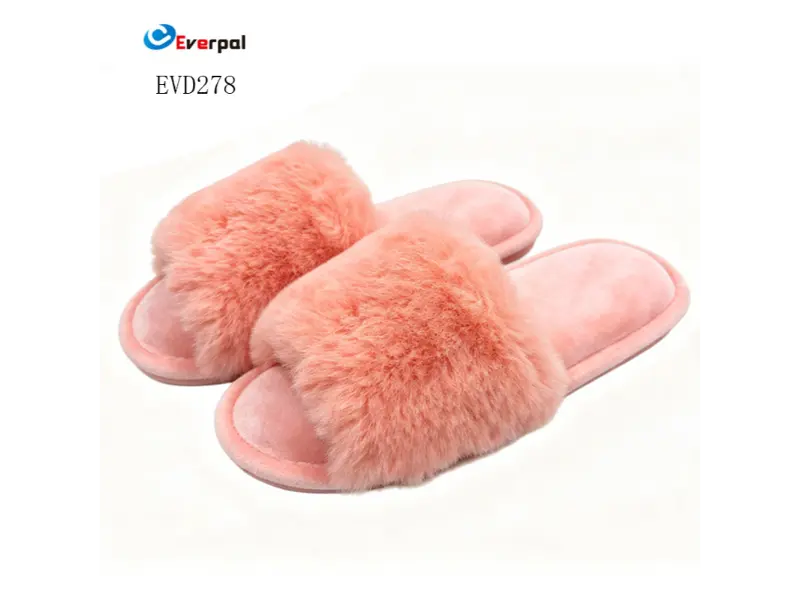 Fuzzy Fur Indoor House Slaapkamer Slipper voor dames